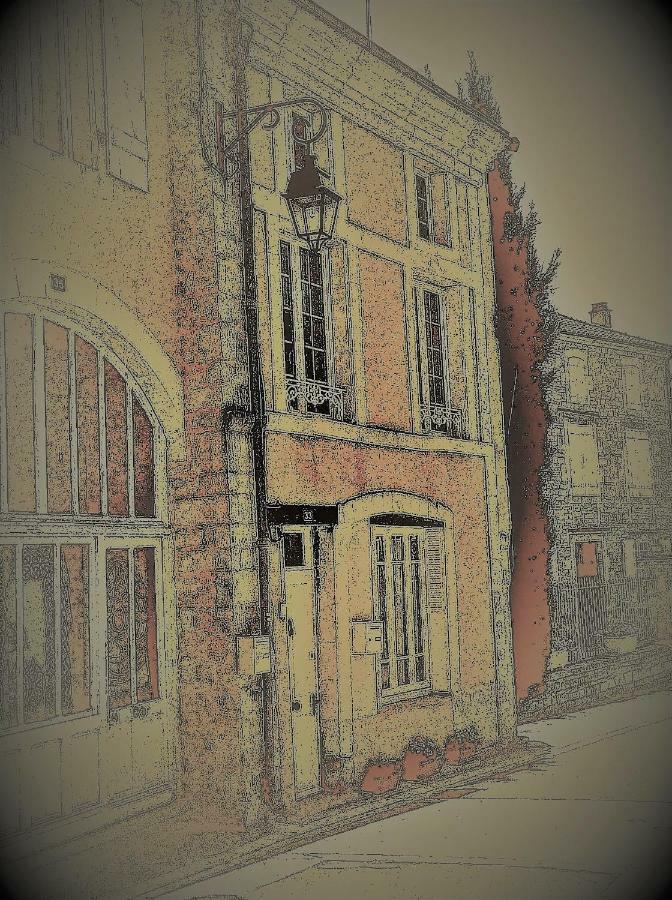 La Vieille Maison Rose Bed and Breakfast Nanteuil-en-Vallée Exterior foto